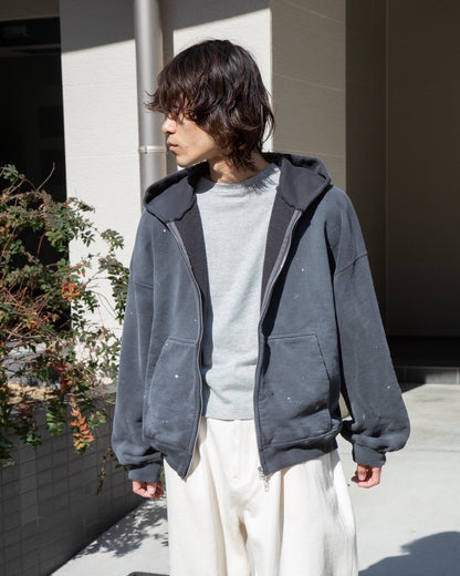 refomed リフォメッド FRESH MAN ZIPUP HOODIE RECU-055 コットン ジップフーディー  快適 チャコール 春秋  愛知県 名古屋 丸の内 セレクトショップ THIRD PLACE サードプレイス
