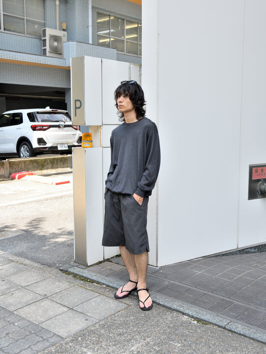 MEIAS メイアス シルク ニット SILK KNIT POLO SHIRTS SLPO-6S20-TP SILK CREW NECK PO SLPO-6S19-TP  別注 チャコール エクスクルーシブ ポロシャツ クルーネック 限定 HIKING PATROL ハイキングパトロール SS26205 ORBIT LT TECHNICAL SHORTS  チャコール ブラック ナイロンショーツ 北欧 ノルウェー アウトドア 都会 26SS 愛知県 名古屋 丸の内 セレクトショップ THIRD PLACE サードプレイス