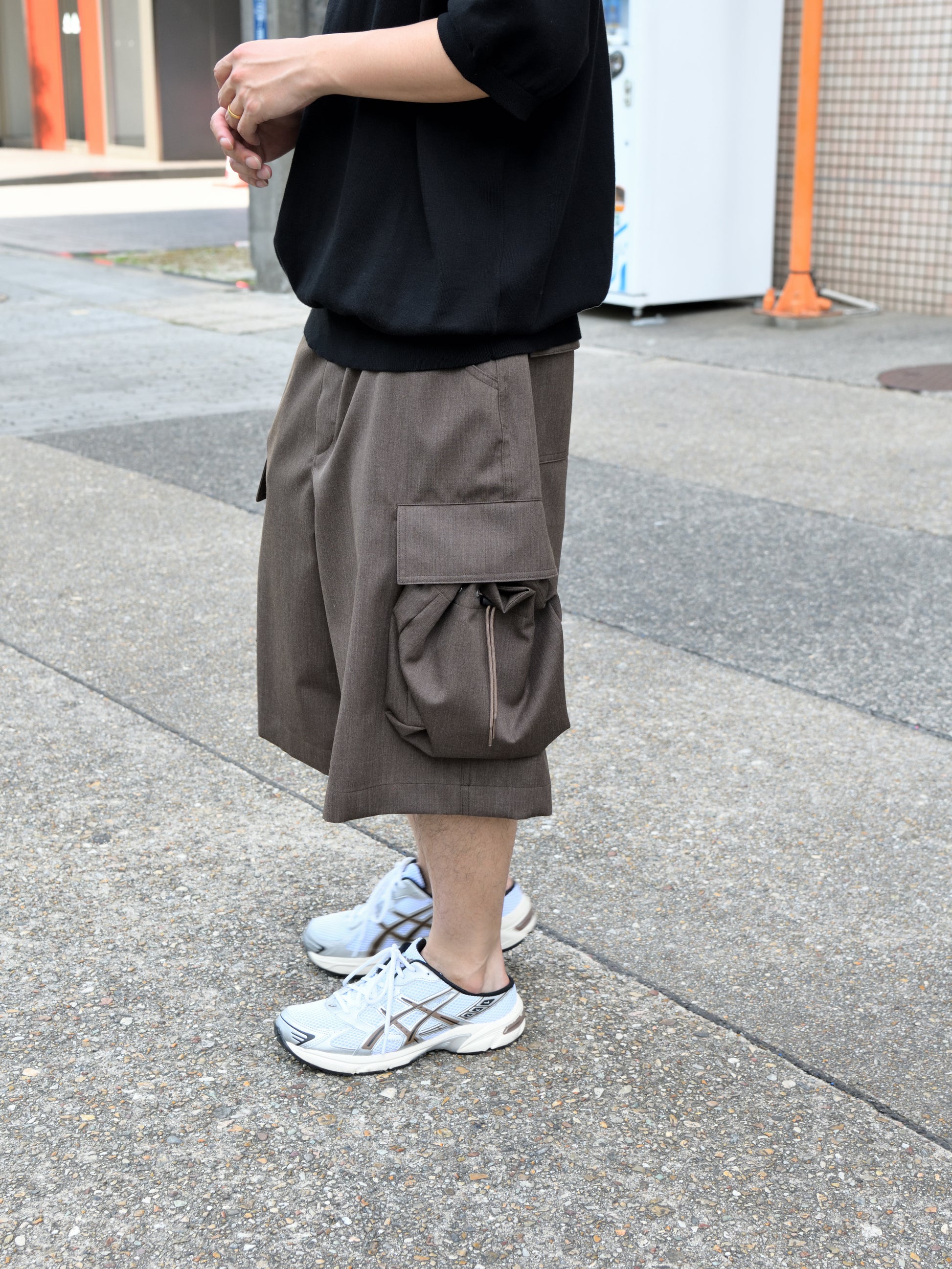 refomed リフォメッド KINCHAKU WOOL TRUNKS REPT-064 ウール ショーツ ブラウン 夏 春 秋 ANOTHER ASPECT アナザーアスペクト POLO SHIRT 3.0 ポロシャツ 新作 ブラック オーガニックコットン デンマーク コペンハーゲン 26ss 日本取り扱い 名古屋 丸の内 セレクトショップ THIRD PLACE サードプレイス