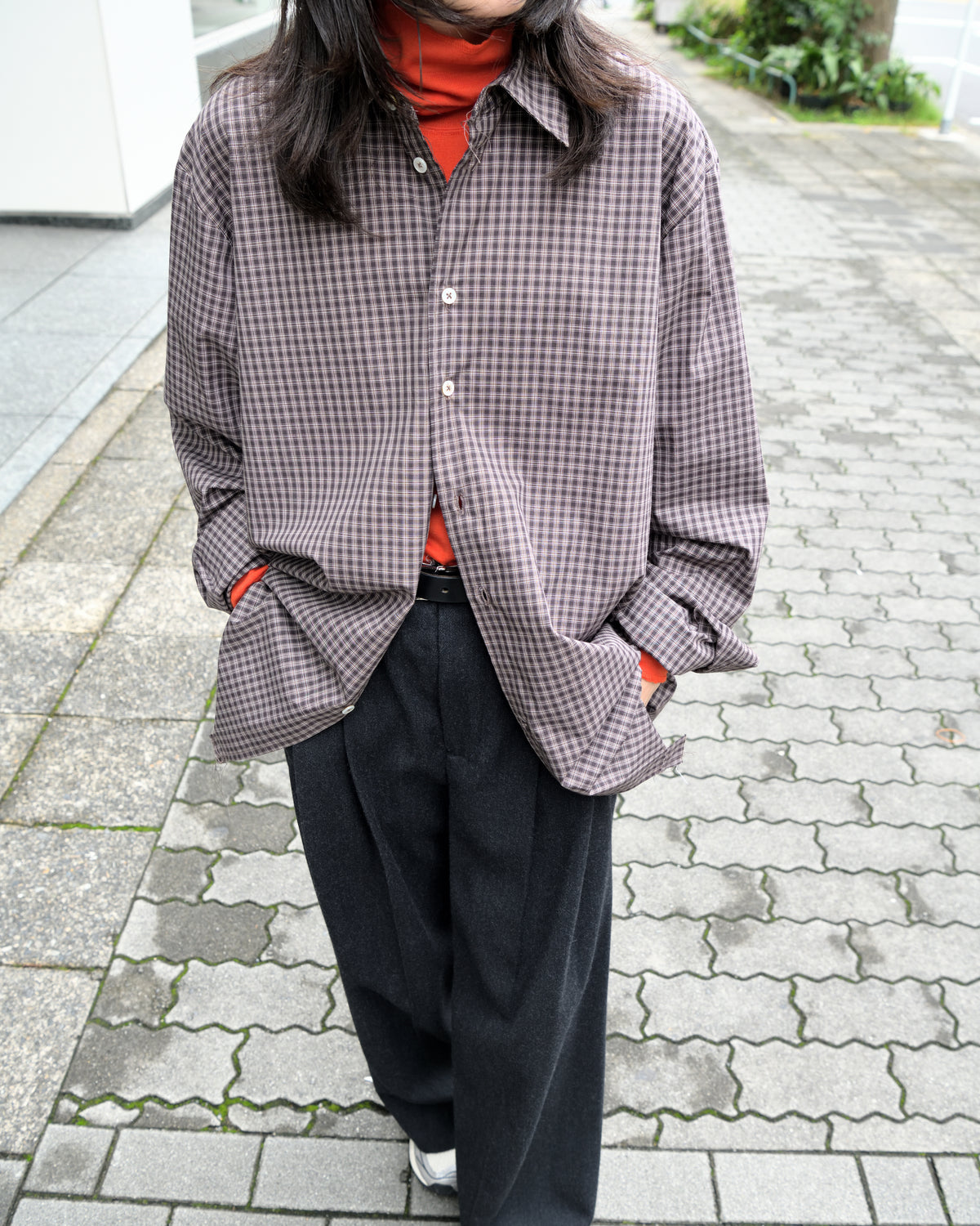 ISSUETHINGS イシューシングス type127  127-c-00 GREEN BLACK グリーン ブラック チェック コットン リヨセル シャツ 26AW 愛知県 名古屋 丸の内 ユニセックス セレクトショップ THIRD PLACE サードプレイス