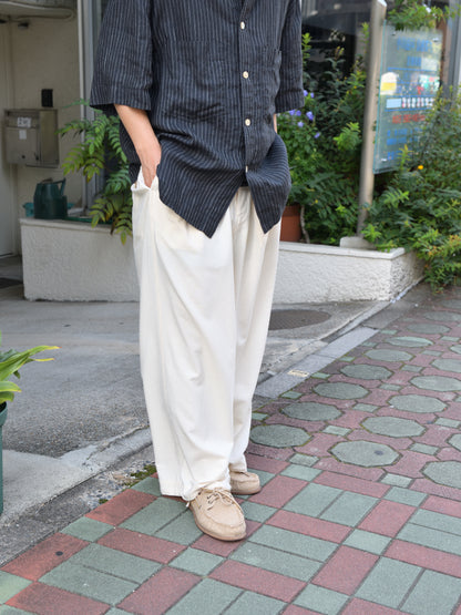 HERILL ヘリル Silk Cotton Nep Work Pants 26-030-HL-8320-10 シルクコットン パンツ 　セットアップ SUNFLOWER サンフラワー ADAM SHIRT 1291 シャツ ベーシック ブラック BLACK リネン コットン 定番 デンマーク 日本 名古屋 セレクトショップ THIRD PLACE サードプレイス 名古屋 愛知県 東海 セレクトショップ THIRD PLACE サードプレイスv