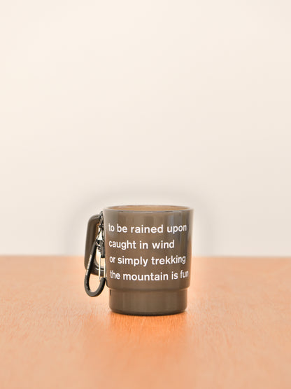 and wander アンドワンダー logo PP mug 574-4987701 マグカップ アウトドア 快適 オフホワイト offwhite チャコール charcoal オレンジ orange イエロー yellow ベージュ beige ブラック black パープル purple ブルー blue フェス 夏 日本 名古屋 セレクトショップ THIRD PLACE サードプレイス 名古屋 愛知県 東海 セレクトショップ THIRD PLACE サードプレイス