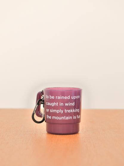 and wander アンドワンダー logo PP mug 574-4987701 マグカップ アウトドア 快適 オフホワイト offwhite チャコール charcoal オレンジ orange イエロー yellow ベージュ beige ブラック black パープル purple ブルー blue フェス 夏 日本 名古屋 セレクトショップ THIRD PLACE サードプレイス 名古屋 愛知県 東海 セレクトショップ THIRD PLACE サードプレイス