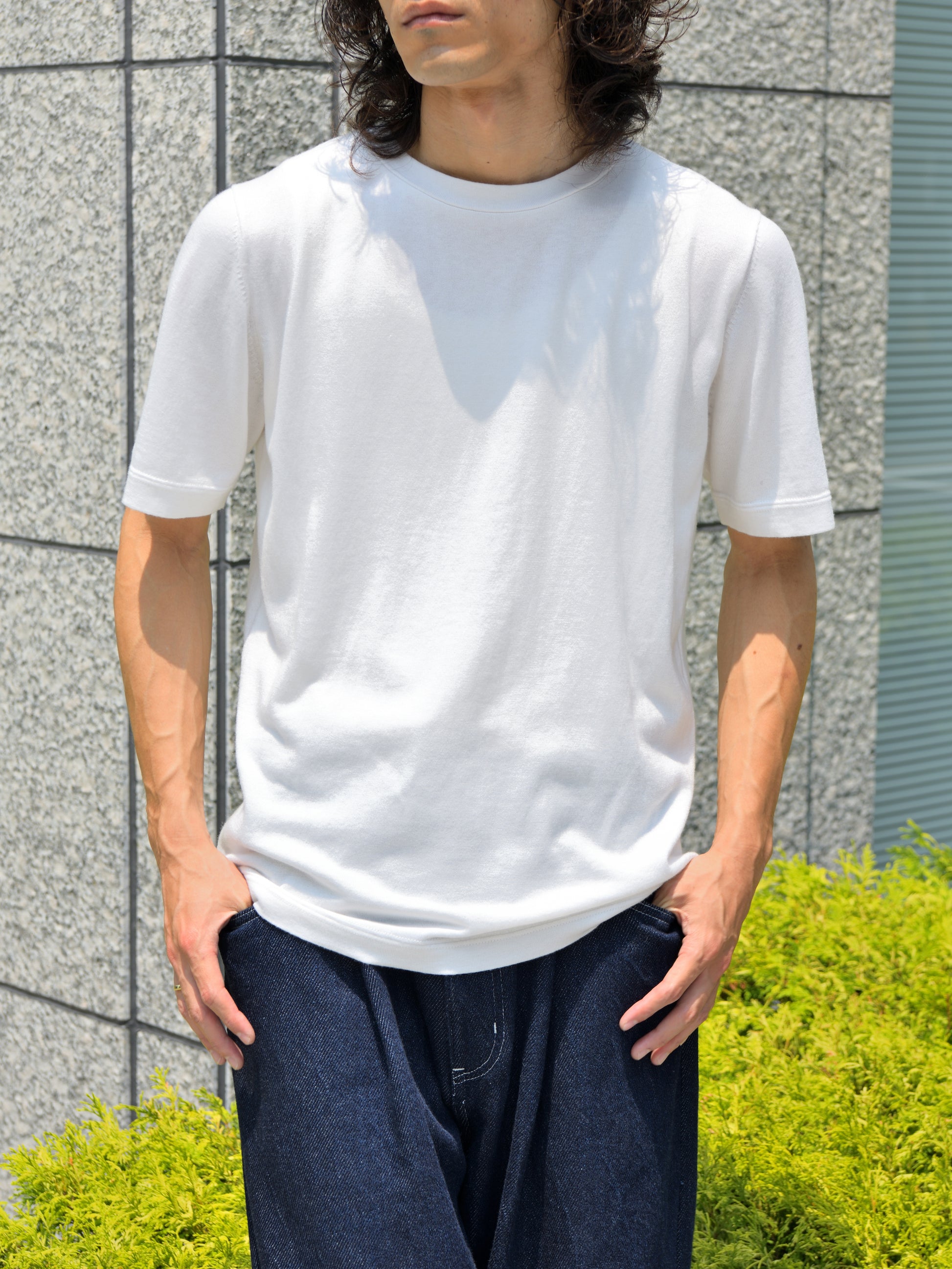 extreme cashmere エクストリームカシミヤ james n.394 SNOW スノウ カシミヤ コットン ユニセックス オランダ 26AW 日本取り扱い 名古屋 丸の内 セレクトショップ THIRD PLACE サードプレイス
