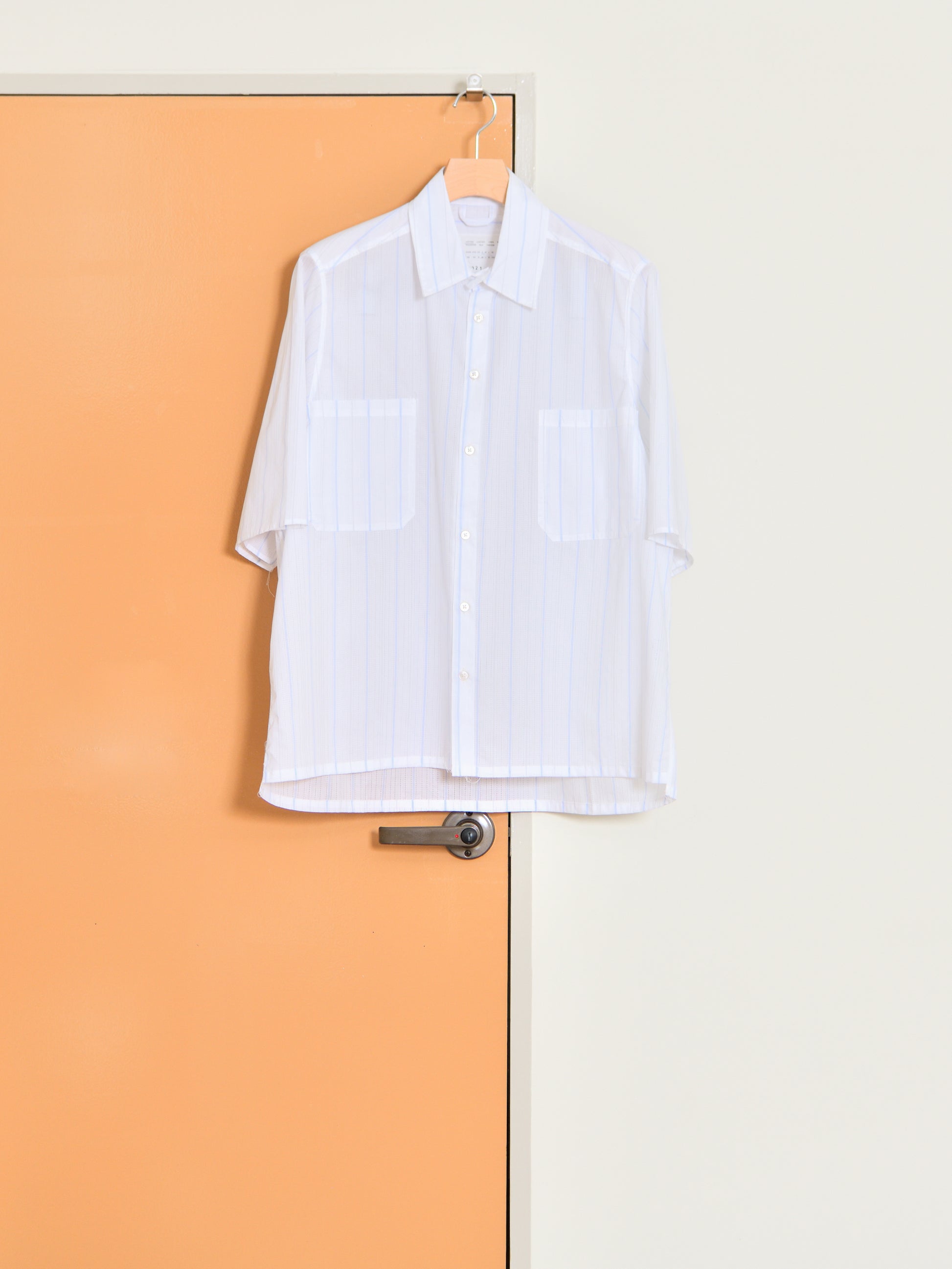 CAMIEL FORTGENS カミエルフォートヘンス BOXY SHIRT CF.21.04.01.02 ストライプ コットン オランダ 夏 春 秋 ベージュ ナチュラル 愛知県 名古屋 丸の内 セレクトショップ THIRD PLACE サードプレイス