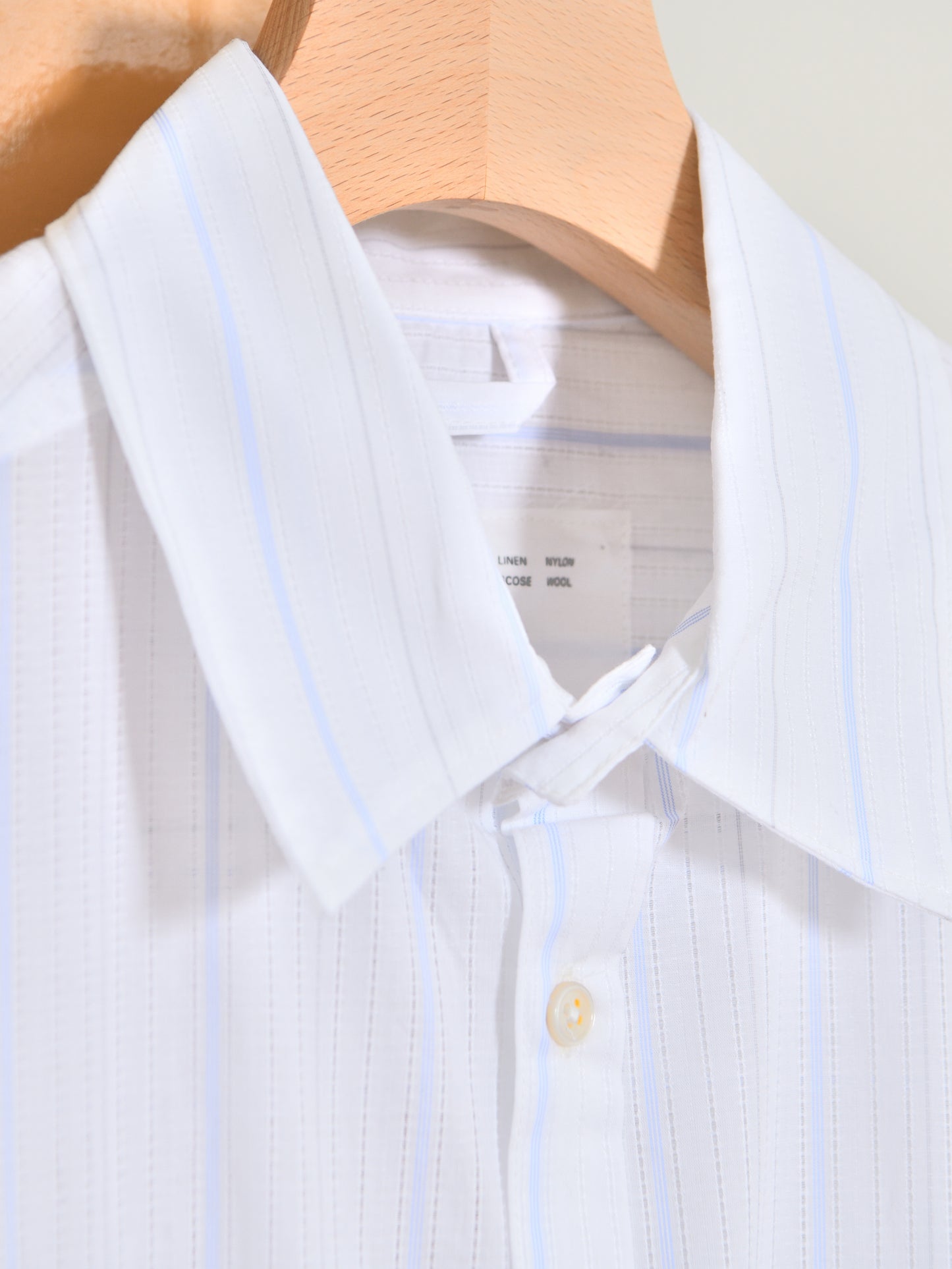 CAMIEL FORTGENS カミエルフォートヘンス BOXY SHIRT CF.21.04.01.02 ストライプ コットン オランダ 夏 春 秋 ベージュ ナチュラル 愛知県 名古屋 丸の内 セレクトショップ THIRD PLACE サードプレイス