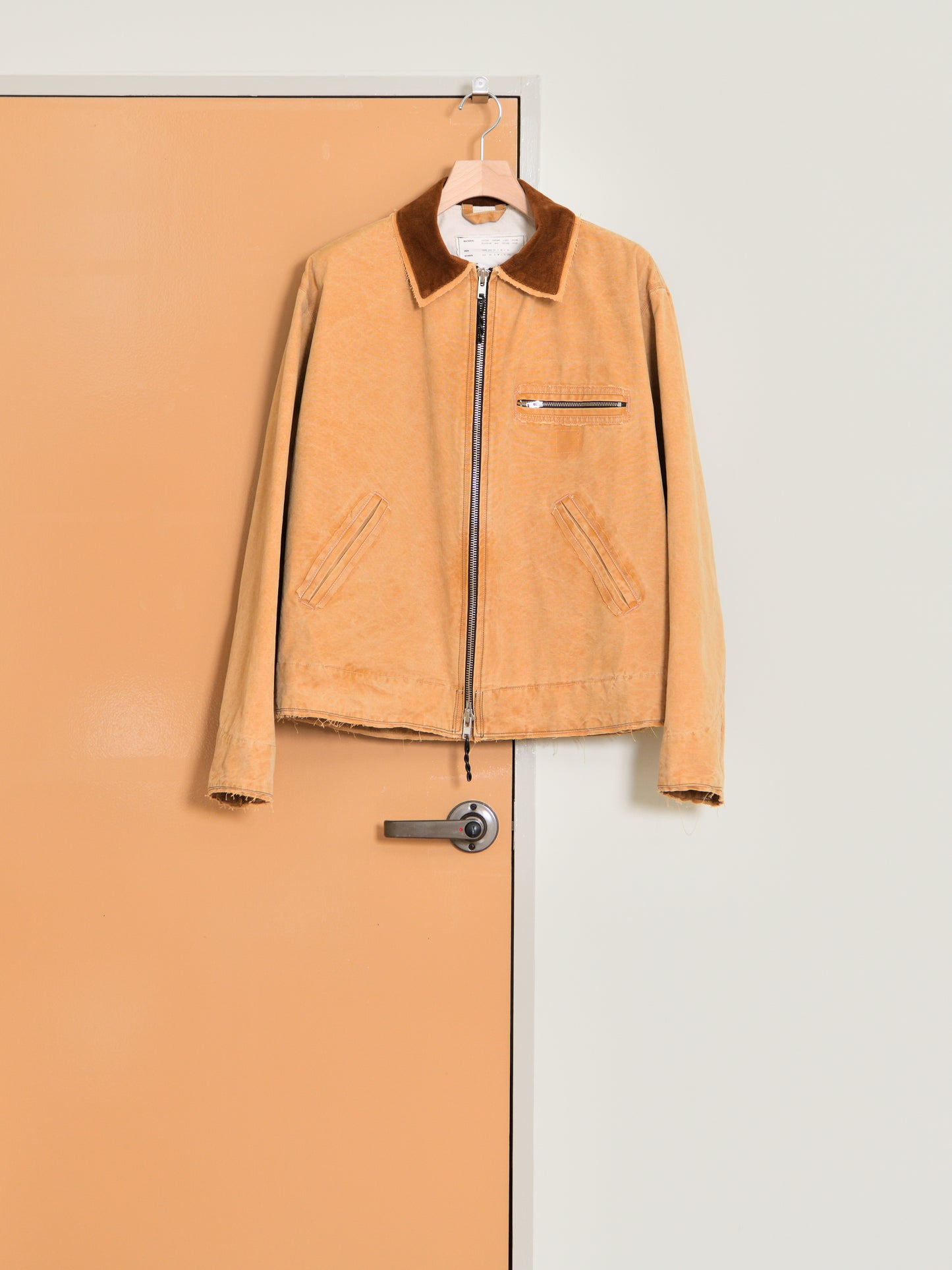 CAMIEL FORTGENS カミエルフォートヘンス WORKER JACKET CF21.10.01.01 キャンバス ダックジャケット カバーオール  ベージュ カーハート アメリカ オランダ 26ss 春夏 日本取り扱い 名古屋 丸の内 セレクトショップ THIRD PLACE サードプレイス
