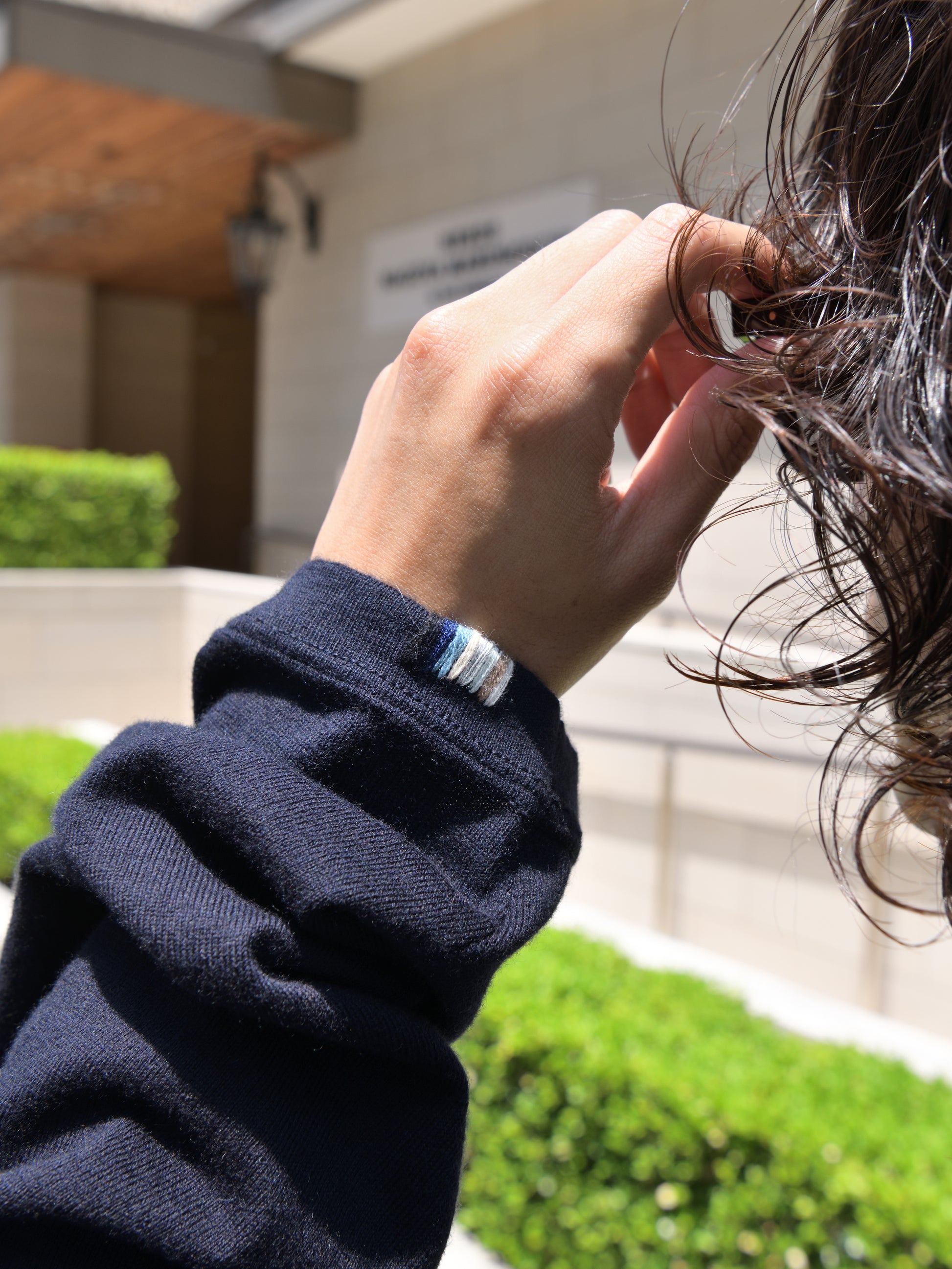 extreme cashmere エクストリームカシミヤ rock カシミヤロンT  NAVY ネイビー 26AW 日本取り扱い 名古屋 丸の内 セレクトショップ THIRD PLACE サードプレイス