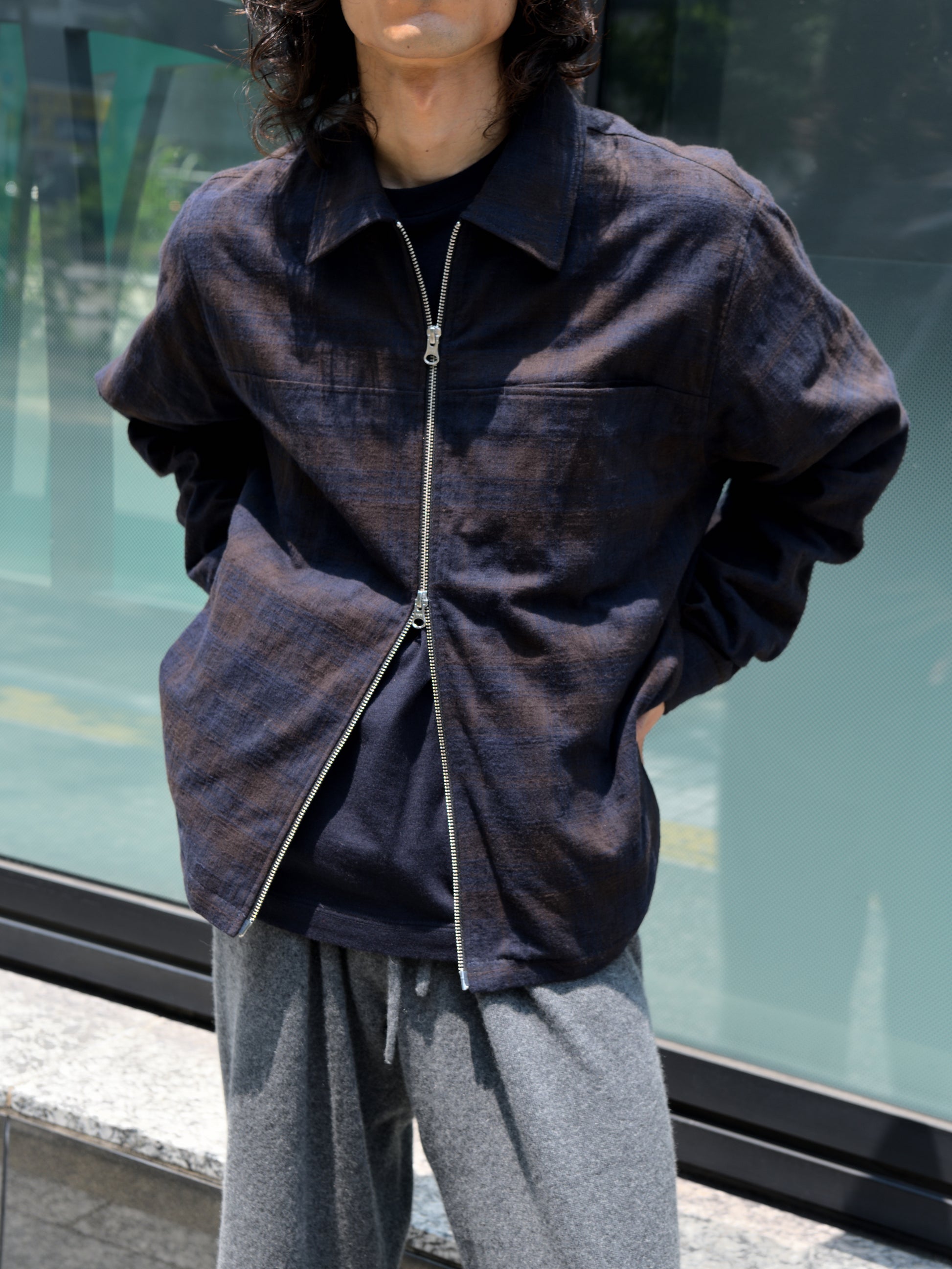 extreme cashmere エクストリームカシミヤ james n.394 NAVY ネイビー カシミヤ コットン ユニセックス オランダ 26AW 日本取り扱い 名古屋 丸の内 セレクトショップ THIRD PLACE サードプレイス