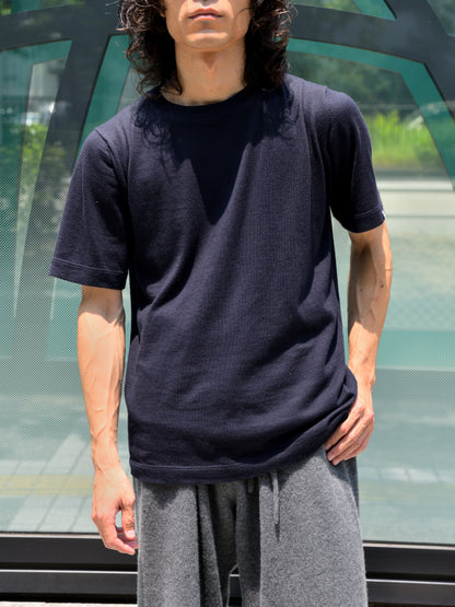 extreme cashmere エクストリームカシミヤ james n.394 NAVY ネイビー カシミヤ コットン ユニセックス オランダ 26AW 日本取り扱い 名古屋 丸の内 セレクトショップ THIRD PLACE サードプレイス