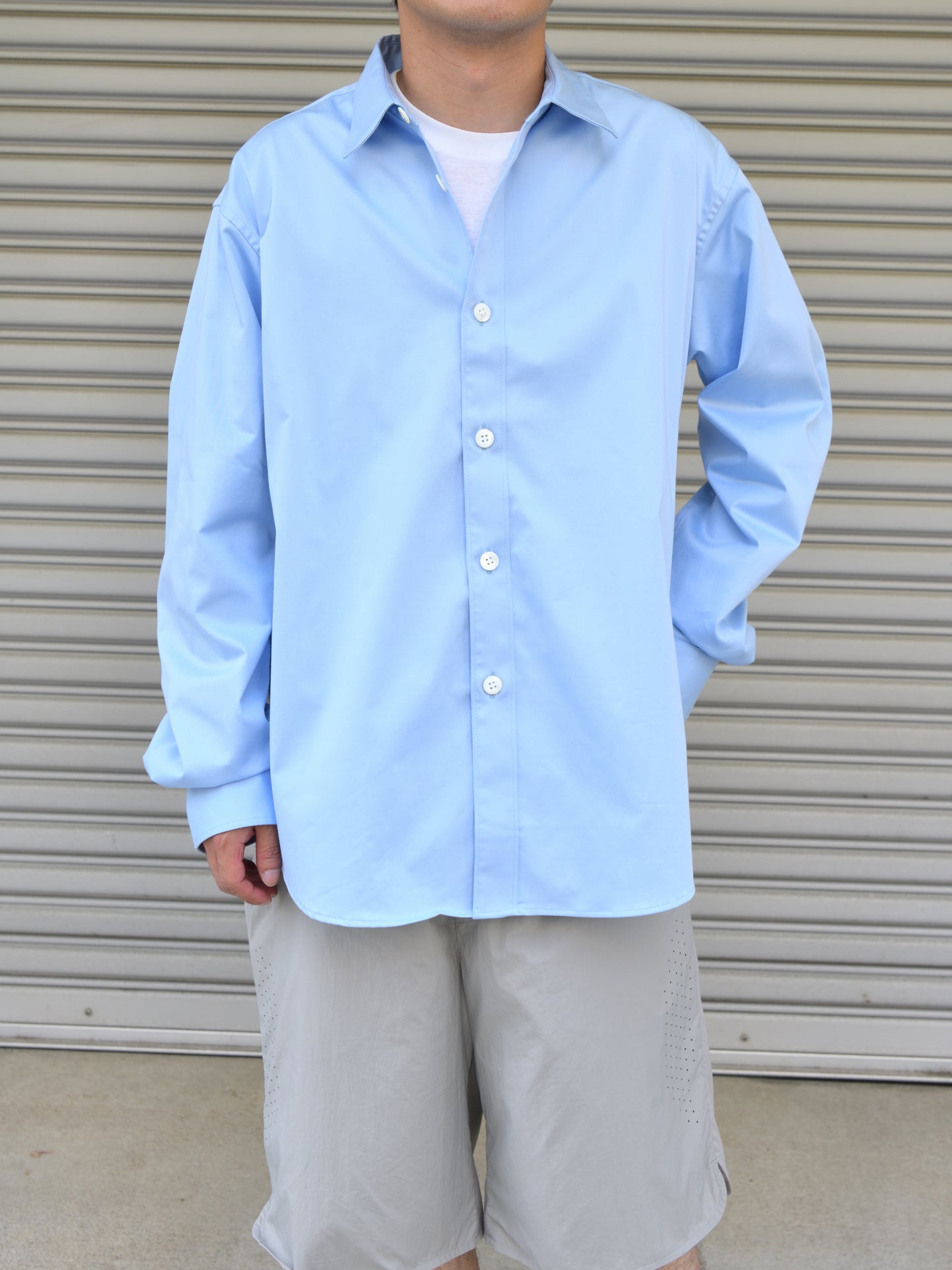 WELL ウェル WT26XX04 BLUE ブルー サックス シャツ Shirt 26AW 愛知県 名古屋 丸の内 セレクトショップ THIRD PLACE サードプレイス