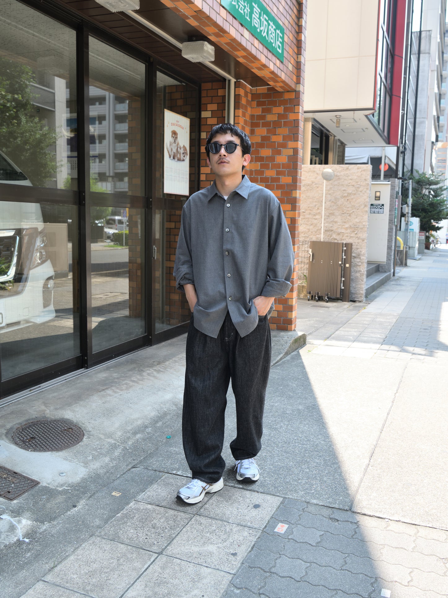 WELL ウェル WT26XX04 グレー チャコール GRAY CHARCOAL シャツ Shirt 26AW 愛知県 名古屋 丸の内 セレクトショップ THIRD PLACE サードプレイス