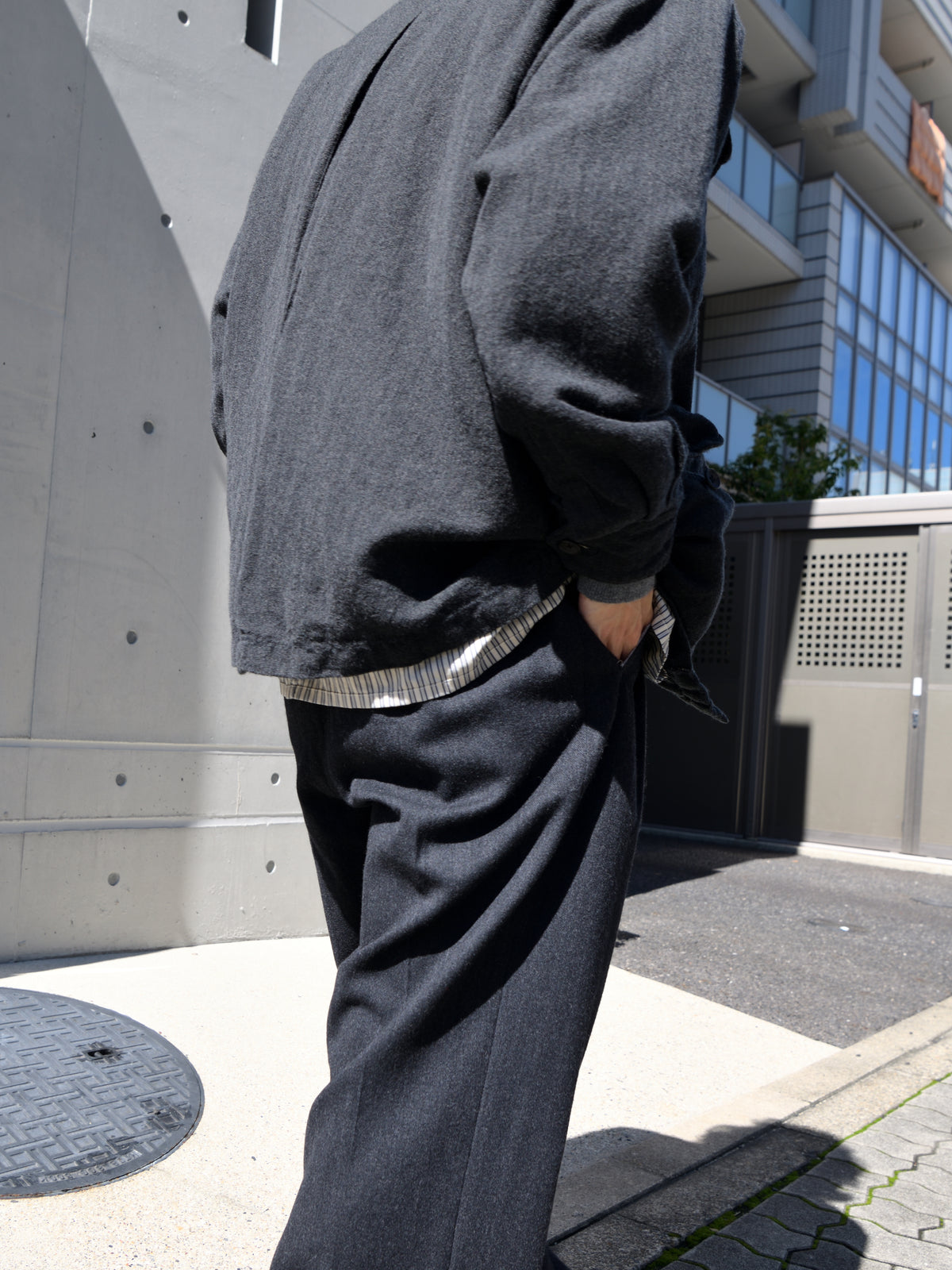 ISSUETHINGS イシューシングス type137 DARK GRAY 26b/137-wl/c-01 WOOL ウール ブルゾン リネン 26AW 愛知県 名古屋 丸の内 ユニセックス セレクトショップ THIRD PLACE サードプレイス