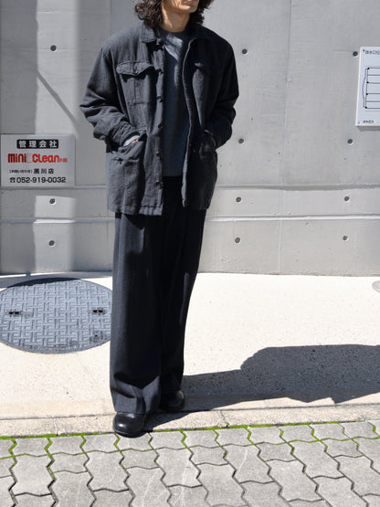 ISSUETHINGS イシューシングス type137 DARK GRAY 26b/137-wl/c-01 WOOL ウール ブルゾン リネン 26AW 愛知県 名古屋 丸の内 ユニセックス セレクトショップ THIRD PLACE サードプレイス