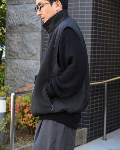 Antwort アントワート FLEECE VEST ANT-JK019 GRAY グレー BLACK ブラック レーヨン ポリエステル 26AW 愛知県 名古屋 丸の内 セレクトショップ THIRD PLACE サードプレイス