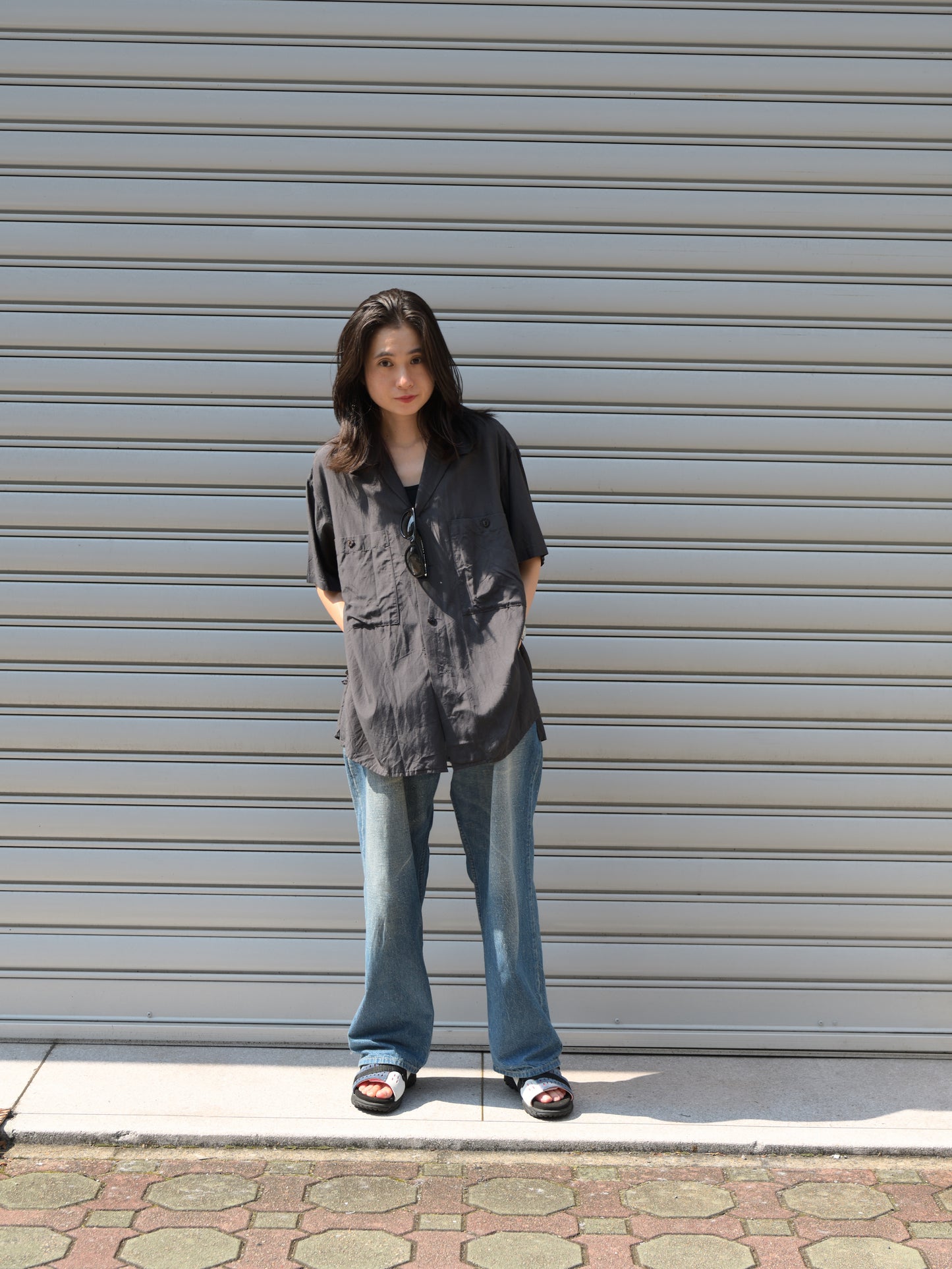 YOKE ヨーク OPEN COLLAR SHIRT コットン レーヨン 夏 真夏 洗濯可能 半袖シャツ リミテッド exclusive エクスクルーシブ 限定 別注 26SS 日本取り扱い 名古屋 丸の内 セレクトショップ THIRD PLACE サードプレイス