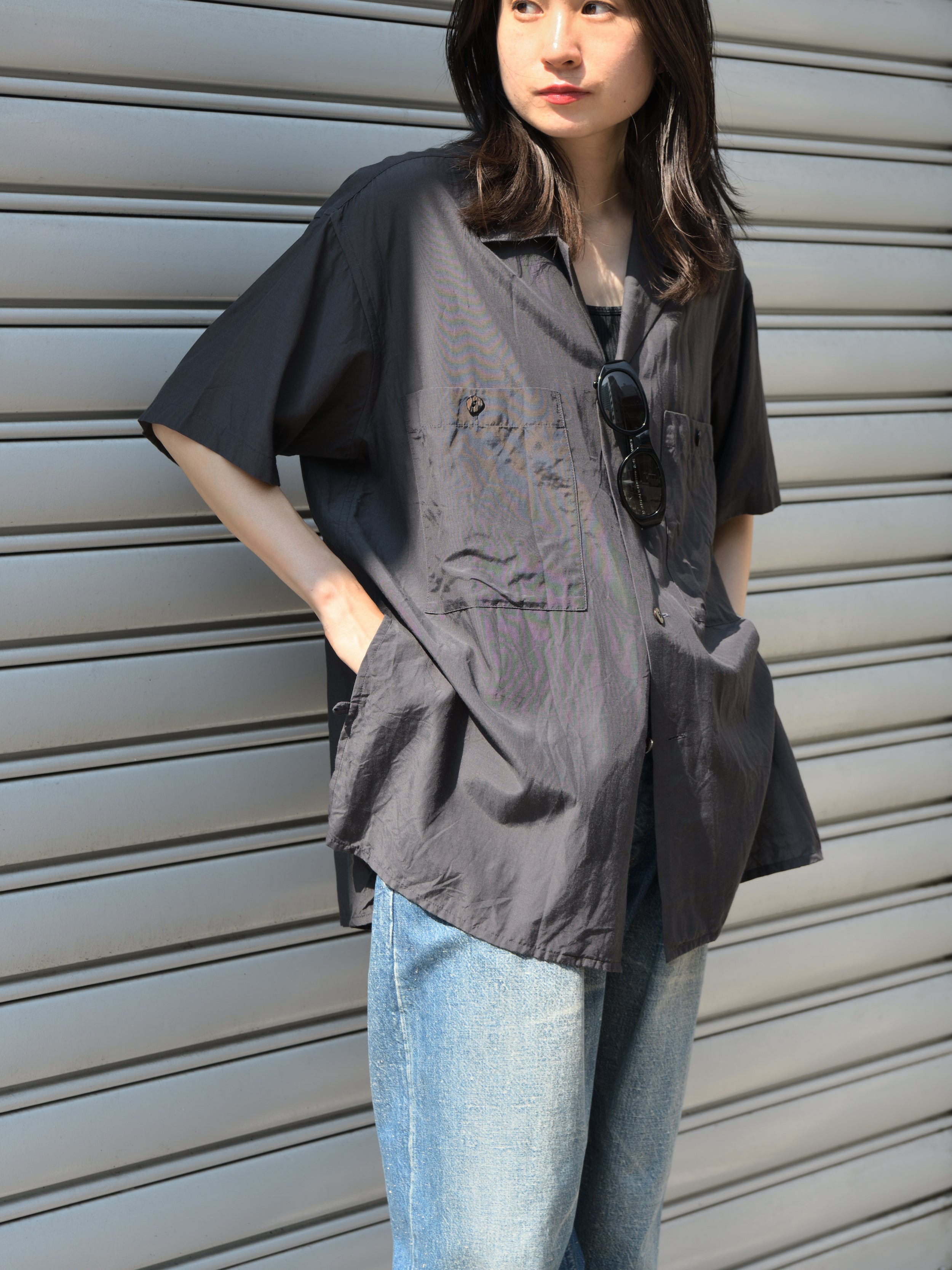 YOKE 2023SS OPEN COLLAR SHIRT ヨーク YOKE for THIRD PLACE 