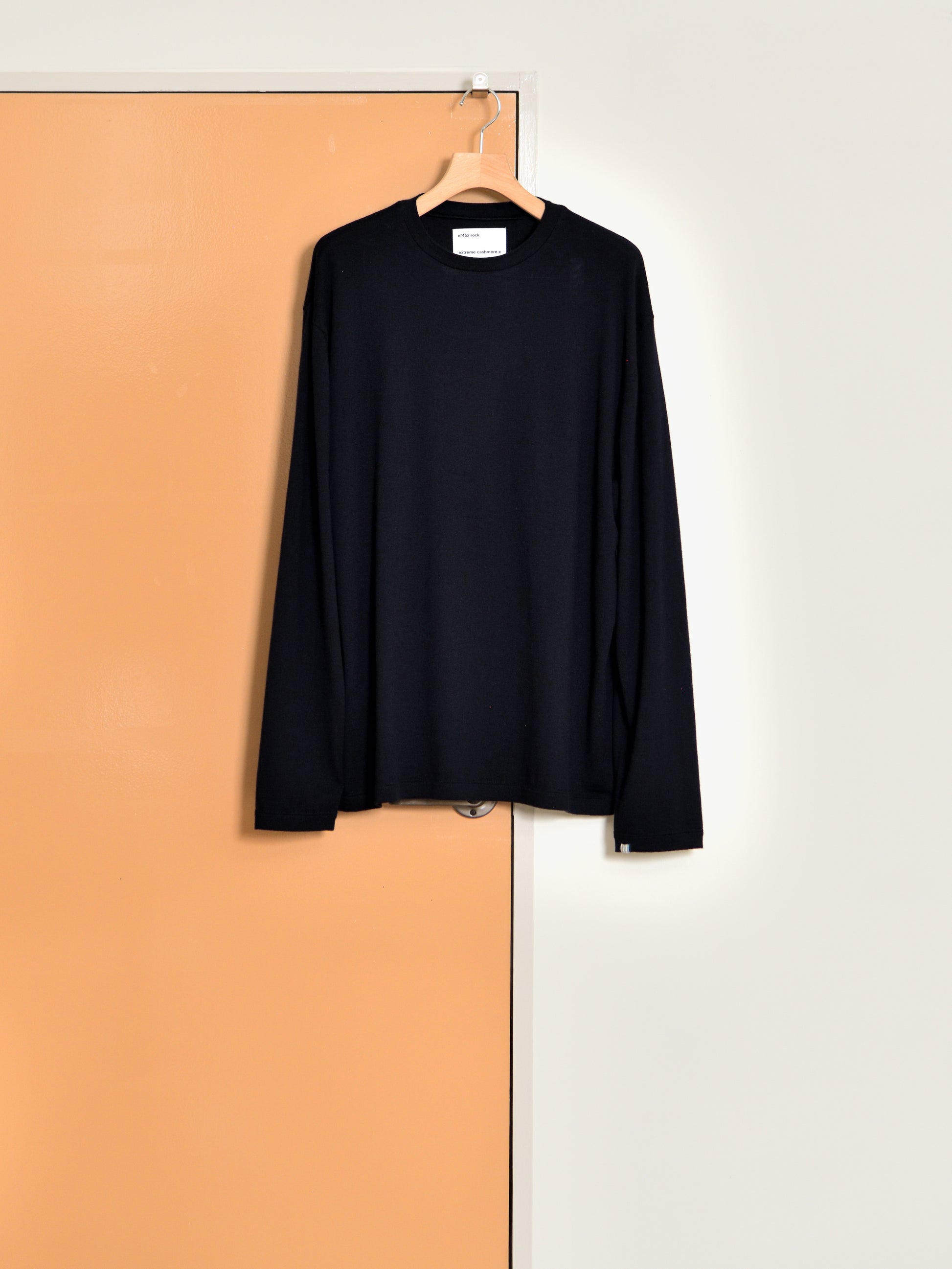 extreme cashmere エクストリームカシミヤ rock カシミヤロンT  NAVY ネイビー 26AW 日本取り扱い 名古屋 丸の内 セレクトショップ THIRD PLACE サードプレイス