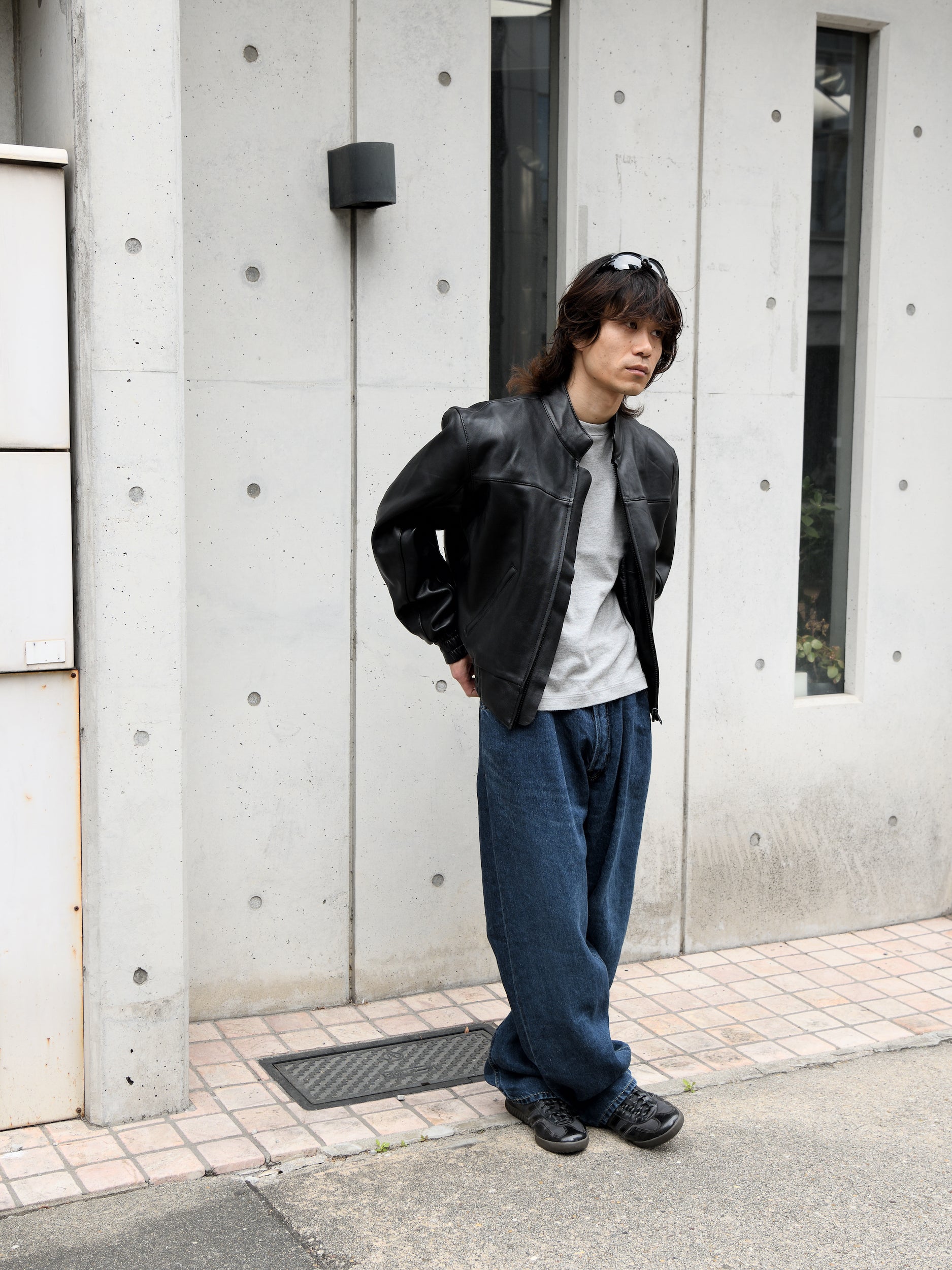 SUNFLOWER サンフラワー POLO BIKER JACKET 6044 レザージャケット ラムレザー 日本 名古屋 セレクトショップ THIRD PLACE サードプレイス 名古屋 愛知県 東海 セレクトショップ THIRD PLACE サードプレイス