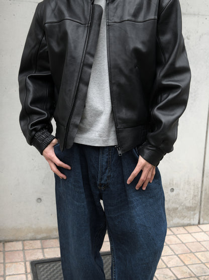 SUNFLOWER サンフラワー POLO BIKER JACKET 6044 レザージャケット ラムレザー 日本 名古屋 セレクトショップ THIRD PLACE サードプレイス 名古屋 愛知県 東海 セレクトショップ THIRD PLACE サードプレイス