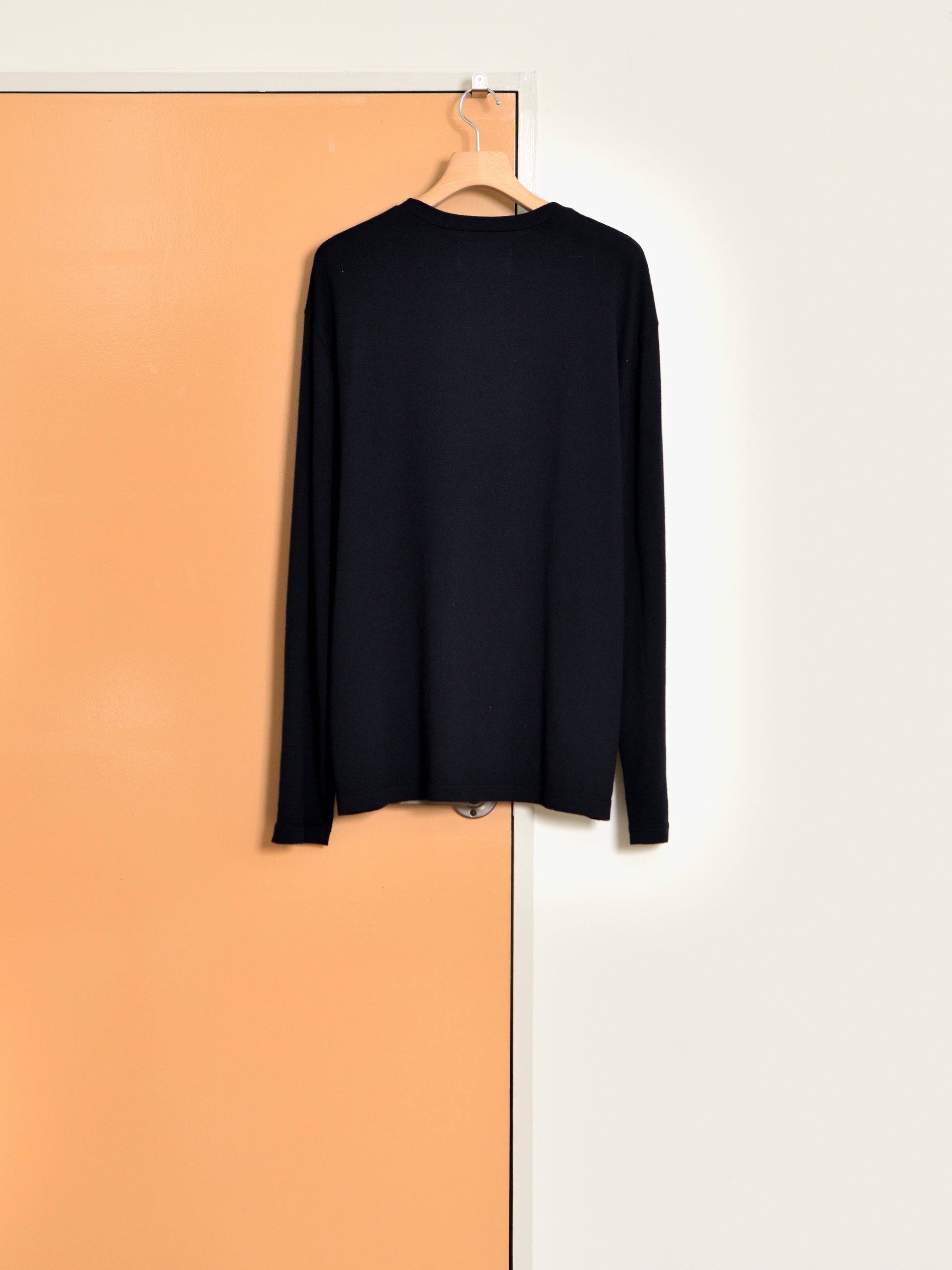 extreme cashmere エクストリームカシミヤ rock カシミヤロンT  NAVY ネイビー 26AW 日本取り扱い 名古屋 丸の内 セレクトショップ THIRD PLACE サードプレイス