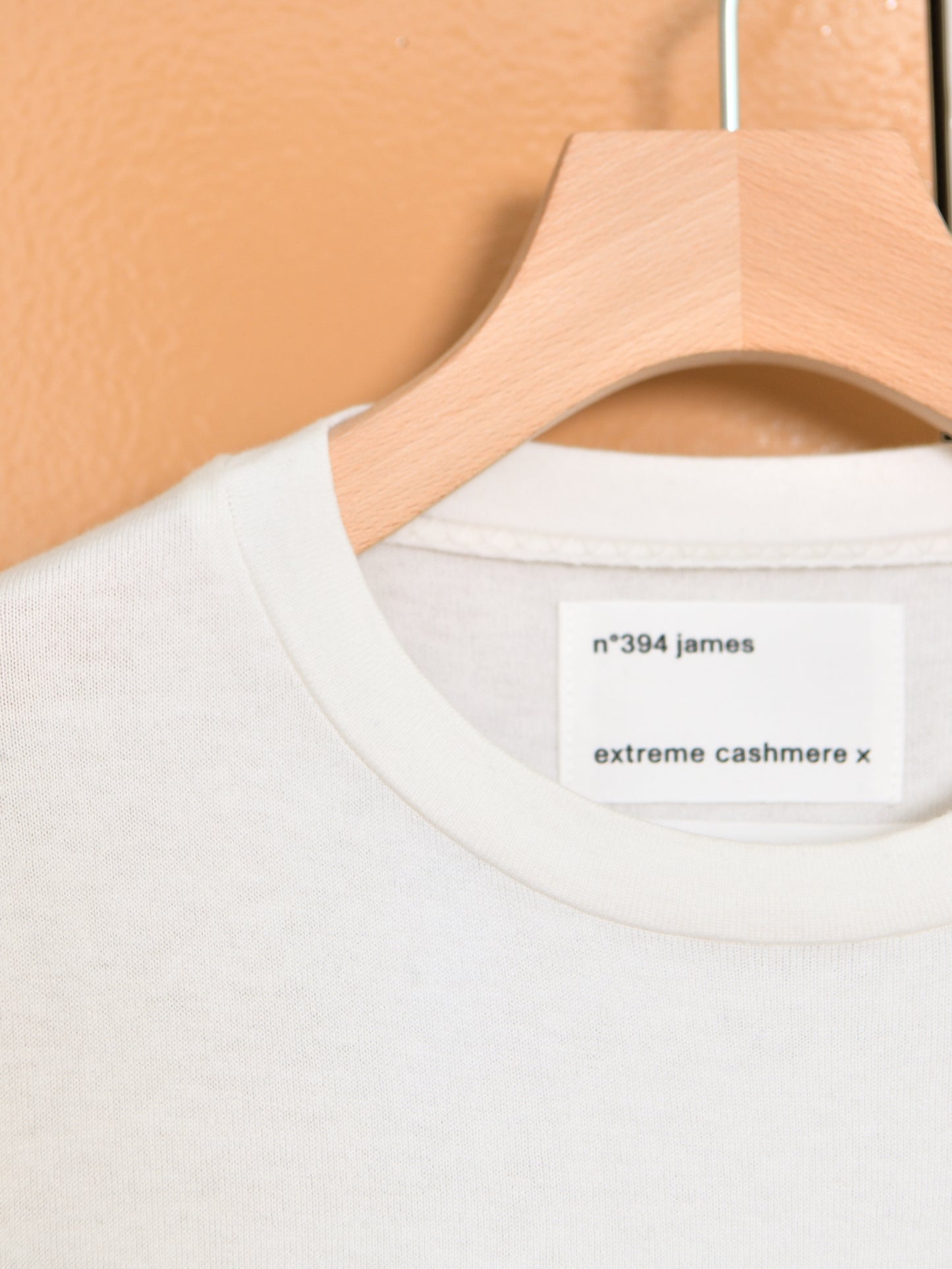 extreme cashmere エクストリームカシミヤ james n.394 SNOW スノウ カシミヤ コットン ユニセックス オランダ 26AW 日本取り扱い 名古屋 丸の内 セレクトショップ THIRD PLACE サードプレイス