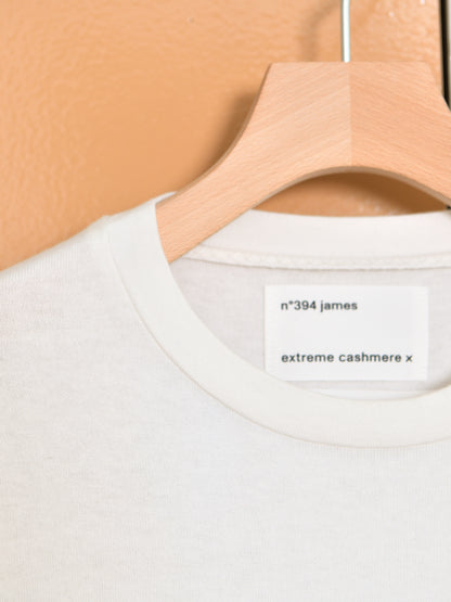 extreme cashmere エクストリームカシミヤ james n.394 SNOW スノウ カシミヤ コットン ユニセックス オランダ 26AW 日本取り扱い 名古屋 丸の内 セレクトショップ THIRD PLACE サードプレイス