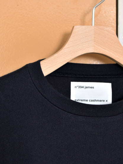 extreme cashmere エクストリームカシミヤ james n.394 NAVY ネイビー カシミヤ コットン ユニセックス オランダ 26AW 日本取り扱い 名古屋 丸の内 セレクトショップ THIRD PLACE サードプレイス