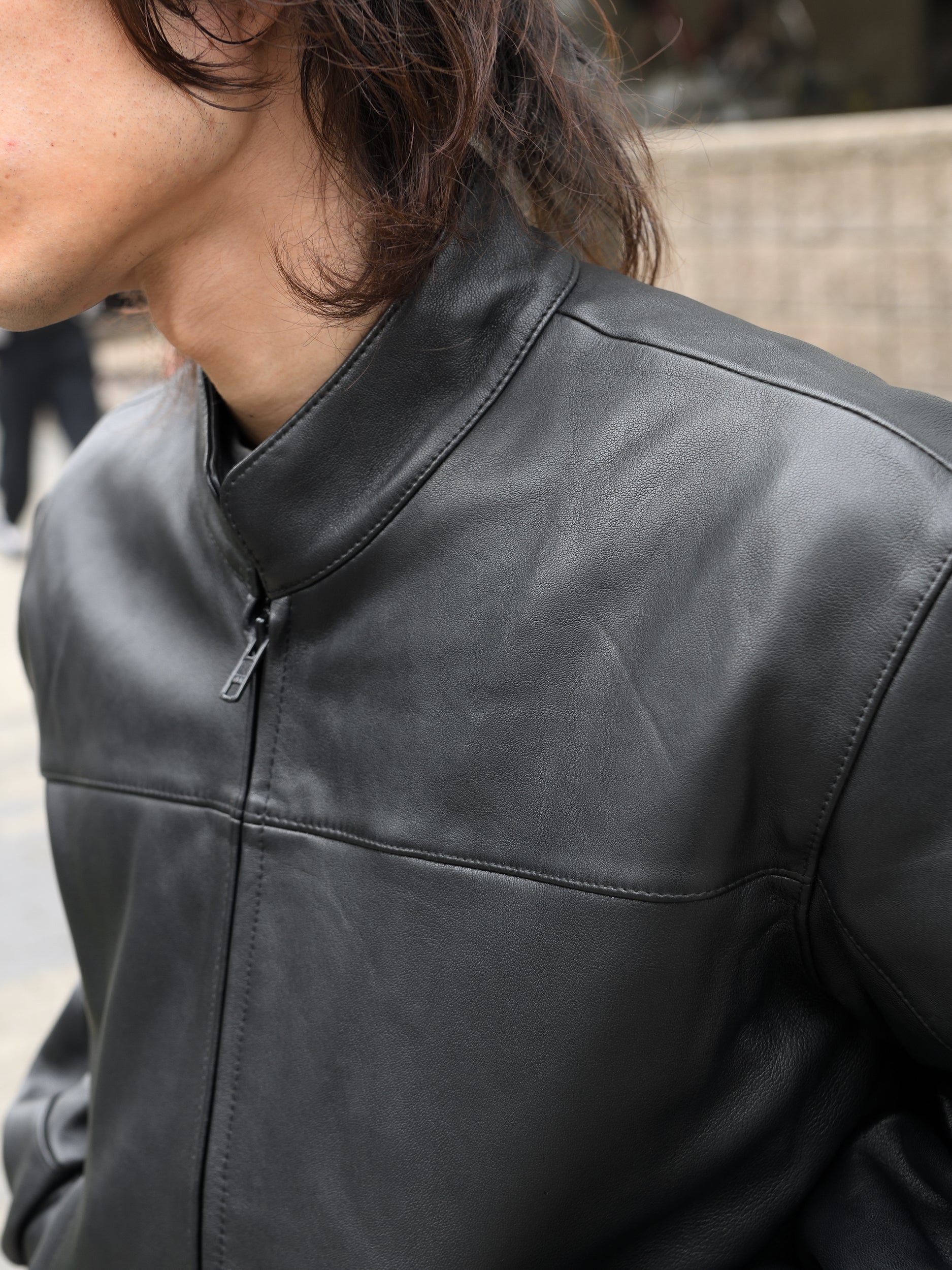 SUNFLOWER サンフラワー POLO BIKER JACKET 6044 レザージャケット ラムレザー 日本 名古屋 セレクトショップ THIRD PLACE サードプレイス 名古屋 愛知県 東海 セレクトショップ THIRD PLACE サードプレイス