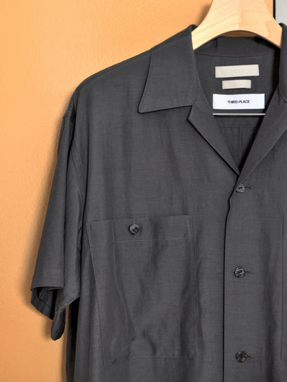 YOKE ヨーク OPEN COLLAR SHIRT コットン レーヨン 夏 真夏 洗濯可能 半袖シャツ リミテッド exclusive エクスクルーシブ 限定 別注 26SS 日本取り扱い 名古屋 丸の内 セレクトショップ THIRD PLACE サードプレイス