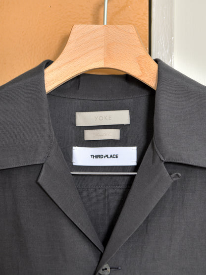 YOKE ヨーク OPEN COLLAR SHIRT コットン レーヨン 夏 真夏 洗濯可能 半袖シャツ リミテッド exclusive エクスクルーシブ 限定 別注 26SS 日本取り扱い 名古屋 丸の内 セレクトショップ THIRD PLACE サードプレイス