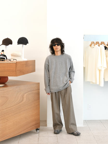 extreme cashmere エクストリームカシミヤ paolo n.493  GOAT ゴート グレー カシミヤ コットン ユニセックス オランダ 26AW 日本取り扱い 名古屋 丸の内 セレクトショップ THIRD PLACE サードプレイス
