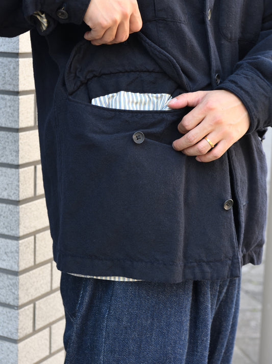 ISSUETHINGS イシューシングス type137 NAVY BLUE 26b/137-wl/c-01 WOOL ウール ブルゾン リネン 26AW 愛知県 名古屋 丸の内 ユニセックス セレクトショップ THIRD PLACE サードプレイス