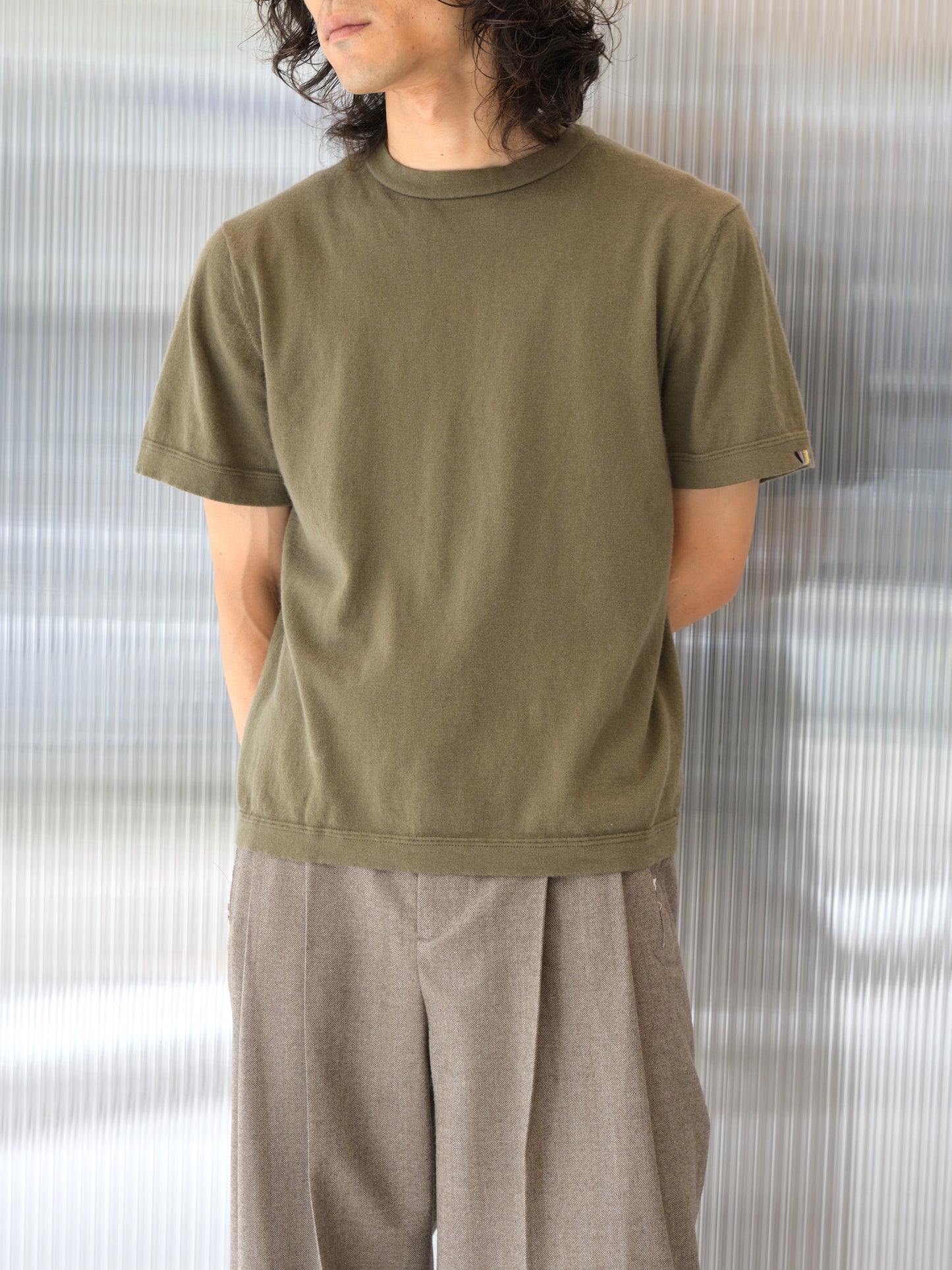 extreme cashmere エクストリームカシミヤ cuba n.268 ARMY アーミー オリーブ カシミヤ コットン ユニセックス オランダ 26SS 日本取り扱い 名古屋 丸の内 セレクトショップ THIRD PLACE サードプレイス