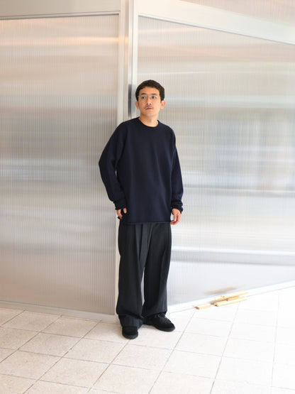 extreme cashmere エクストリームカシミヤ paolo n.493  NAVY ネイビー カシミヤ コットン ユニセックス オランダ 26AW 日本取り扱い 名古屋 丸の内 セレクトショップ THIRD PLACE サードプレイス
