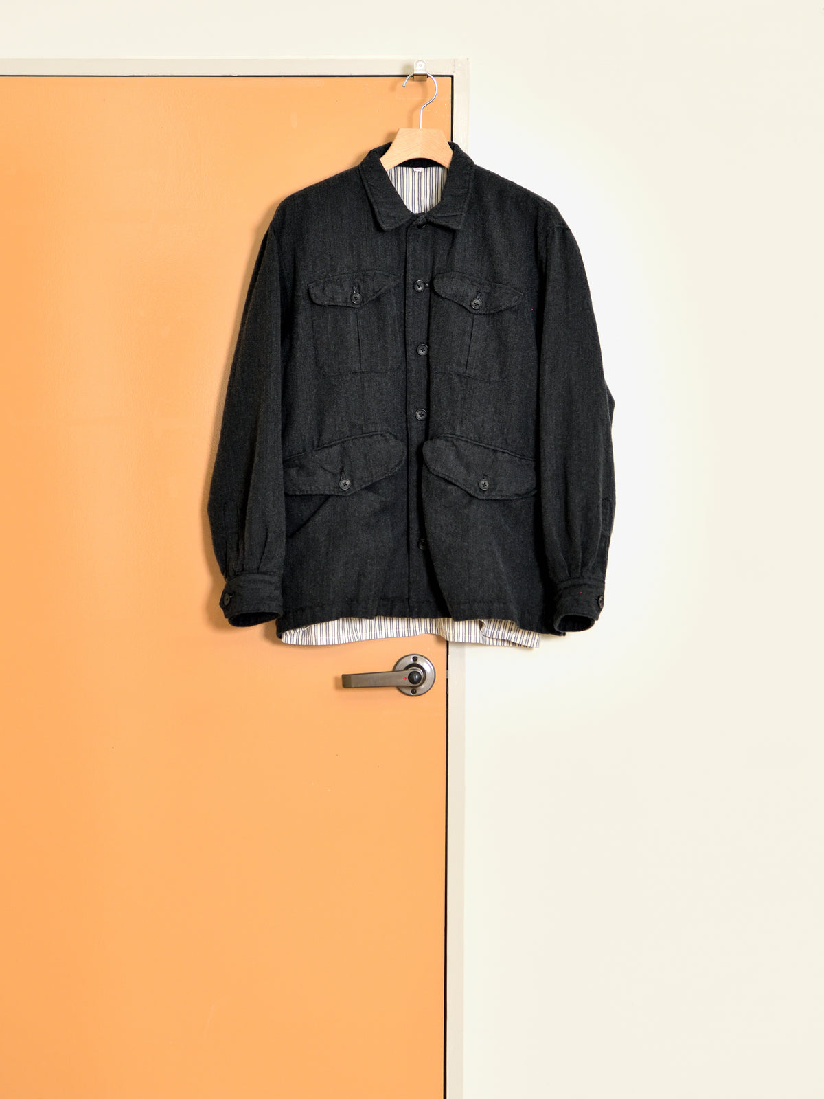 ISSUETHINGS イシューシングス type137 DARK GRAY 26b/137-wl/c-01 WOOL ウール ブルゾン リネン 26AW 愛知県 名古屋 丸の内 ユニセックス セレクトショップ THIRD PLACE サードプレイス