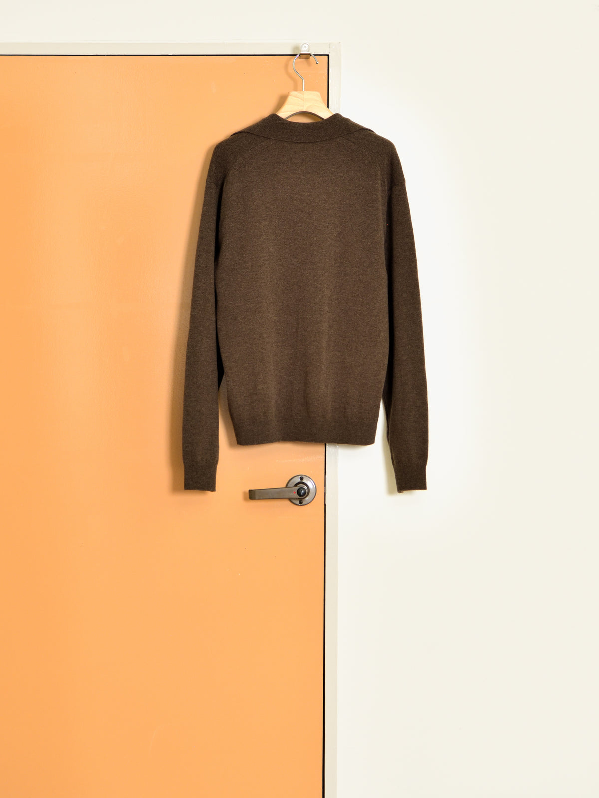 KAYLE ケイル COLLARED V-NECK KNIT BROWN K-2105 ブラウン メリノウール ウール レディース 26FW 日本取り扱い 名古屋 丸の内 セレクトショップ THIRD PLACE サードプレイス