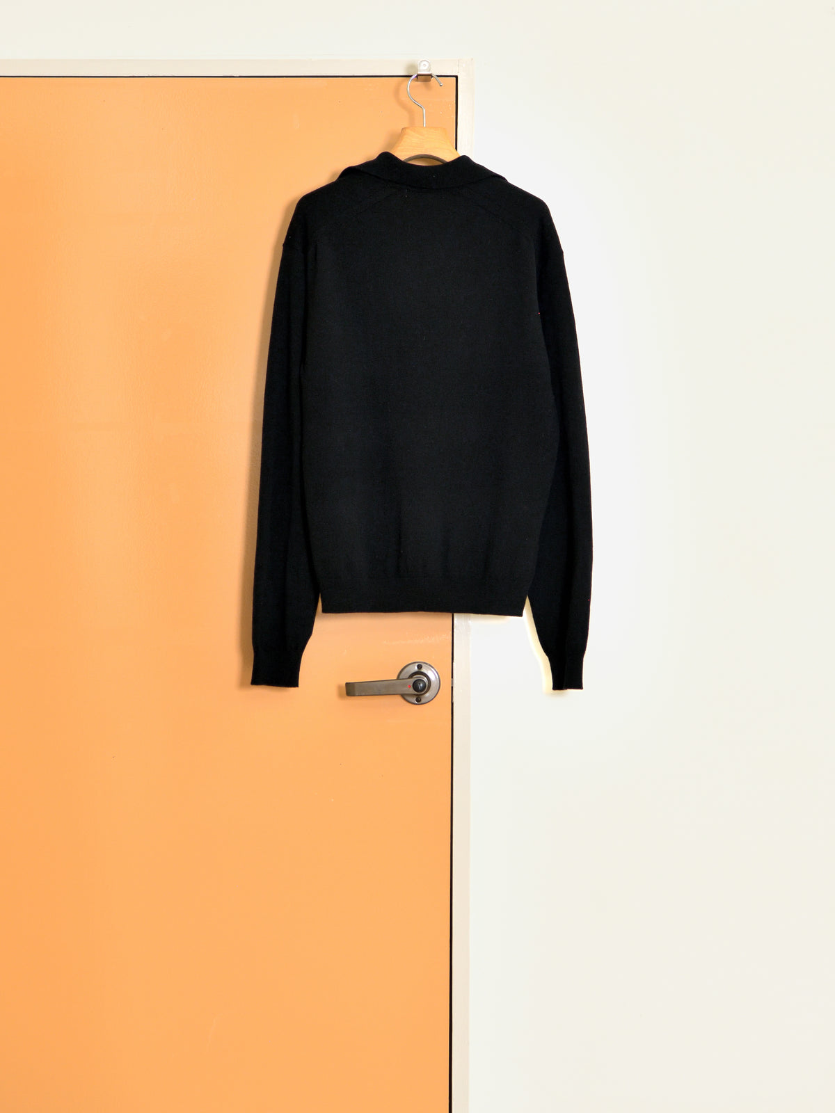 KAYLE ケイル COLLARED V-NECK KNIT BROWN K-2105 ブラック メリノウール ウール レディース 26FW 日本取り扱い 名古屋 丸の内 セレクトショップ THIRD PLACE サードプレイス