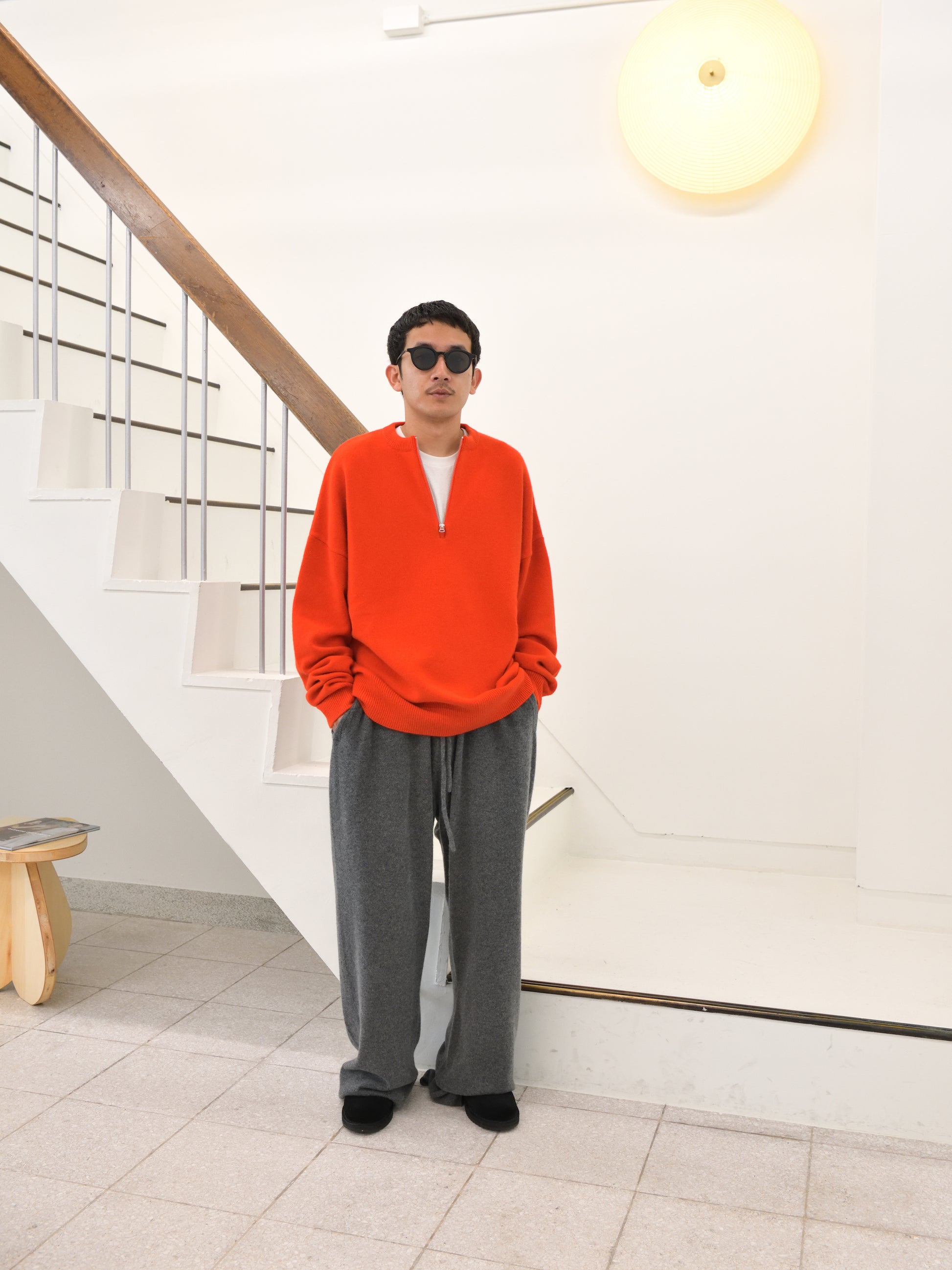 extreme cashmere エクストリームカシミヤ like n.496  TOMATO トマト 朱色 カシミヤ コットン ユニセックス オランダ 26AW 日本取り扱い 名古屋 丸の内 セレクトショップ THIRD PLACE サードプレイス