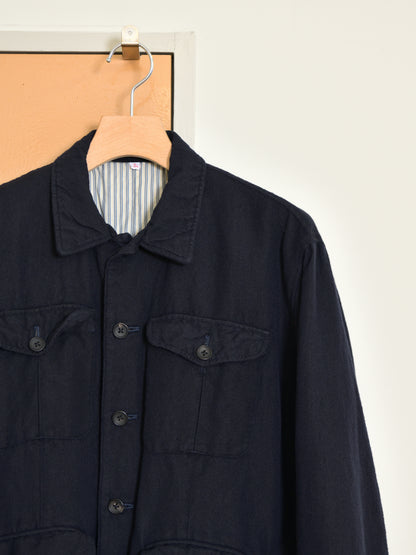 ISSUETHINGS イシューシングス type137 NAVY BLUE 26b/137-wl/c-01 WOOL ウール ブルゾン リネン 26AW 愛知県 名古屋 丸の内 ユニセックス セレクトショップ THIRD PLACE サードプレイス
