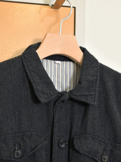 ISSUETHINGS イシューシングス type137 DARK GRAY 26b/137-wl/c-01 WOOL ウール ブルゾン リネン 26AW 愛知県 名古屋 丸の内 ユニセックス セレクトショップ THIRD PLACE サードプレイス