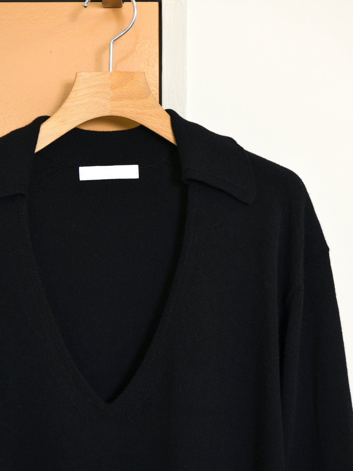 KAYLE ケイル COLLARED V-NECK KNIT BROWN K-2105 ブラック メリノウール ウール レディース 26FW 日本取り扱い 名古屋 丸の内 セレクトショップ THIRD PLACE サードプレイス