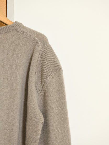 KAYLE ケイル PATCH PANEL V-NECK KNIT TAUPE K-2101 トープ ニット メリノウール ウール レディース 26FW 日本取り扱い 名古屋 丸の内 セレクトショップ THIRD PLACE サードプレイス