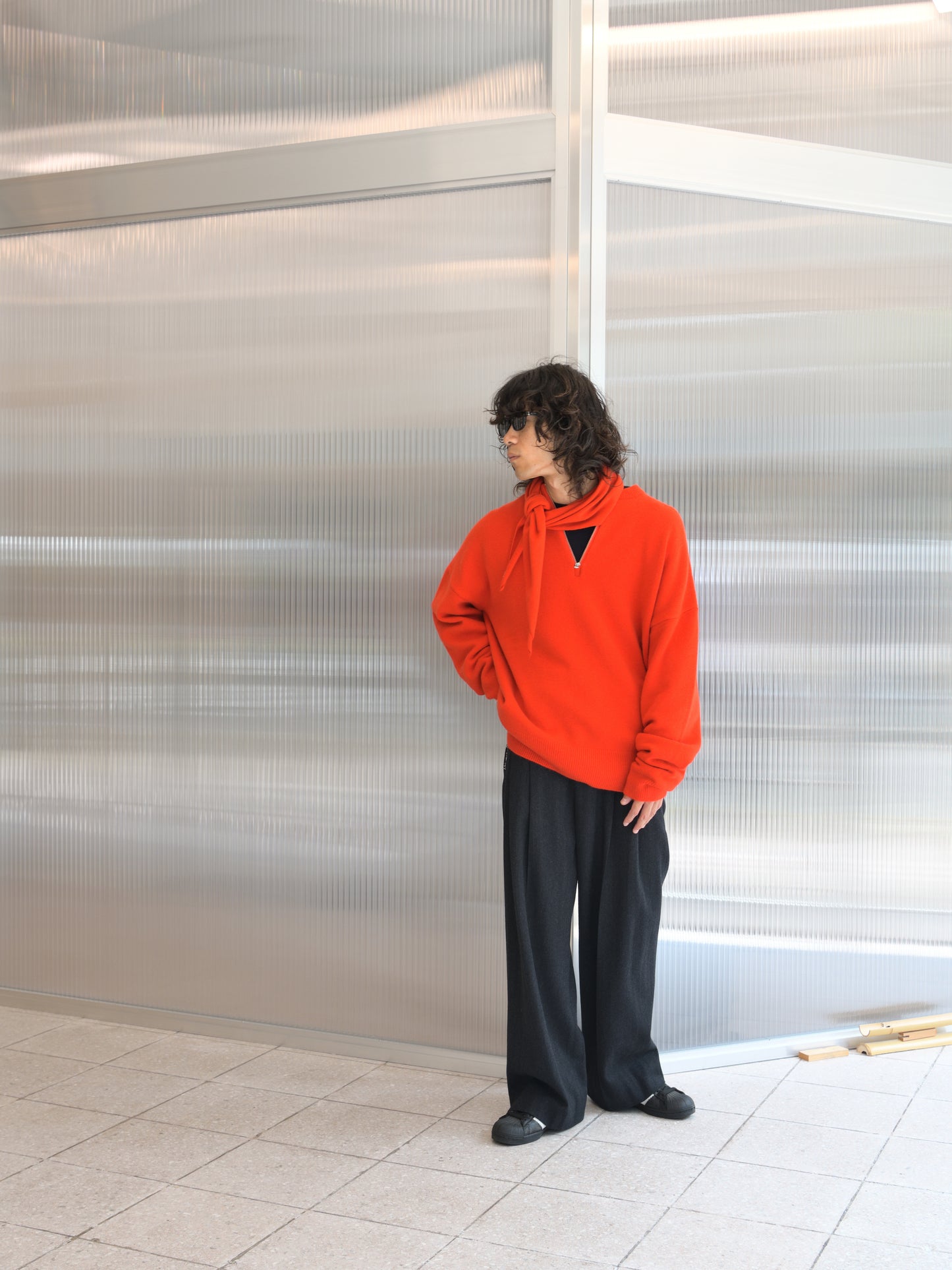 extreme cashmere エクストリームカシミヤ like n.496  TOMATO トマト 朱色 カシミヤ コットン ユニセックス オランダ 26AW 日本取り扱い 名古屋 丸の内 セレクトショップ THIRD PLACE サードプレイス