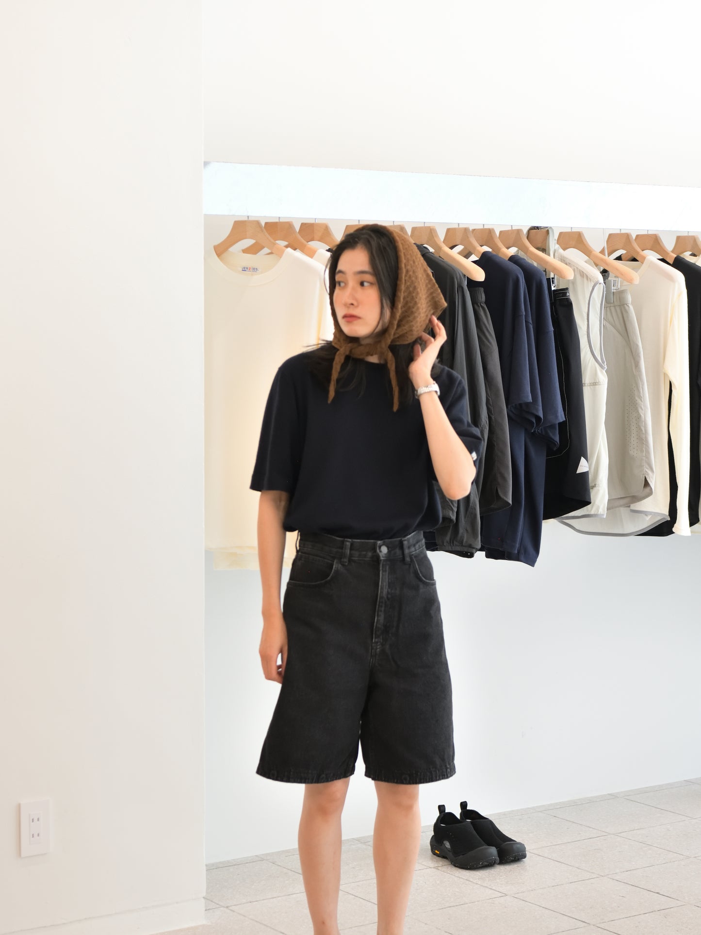extreme cashmere エクストリームカシミヤ james n.394 NAVY ネイビー カシミヤ コットン ユニセックス オランダ 26AW 日本取り扱い 名古屋 丸の内 セレクトショップ THIRD PLACE サードプレイス