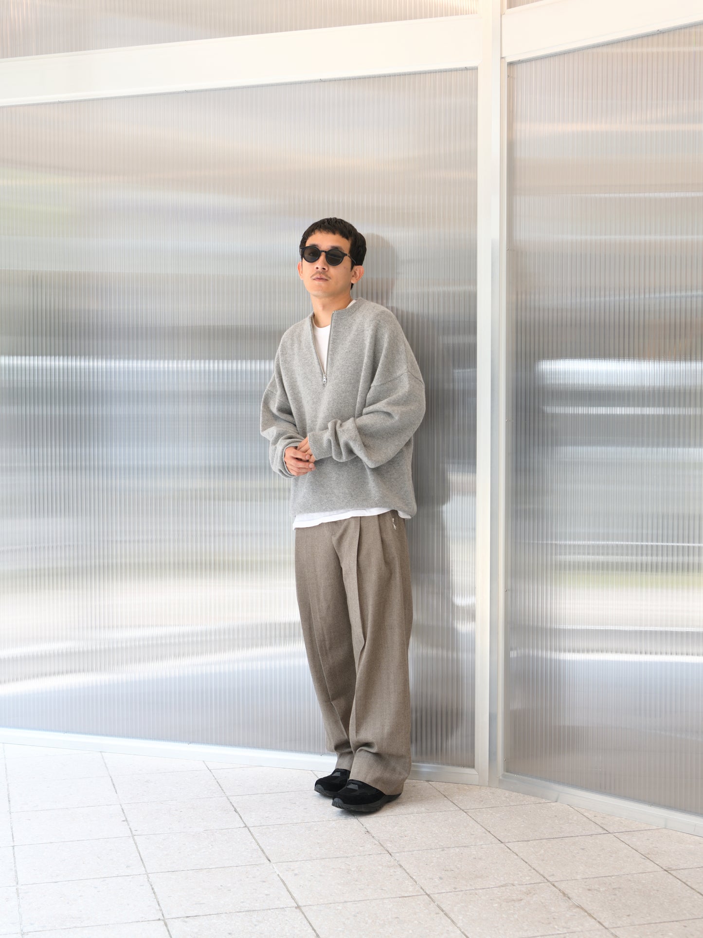 extreme cashmere エクストリームカシミヤ like n.496 GOAT ゴート グレー カシミヤ コットン ユニセックス オランダ 26AW 日本取り扱い 名古屋 丸の内 セレクトショップ THIRD PLACE サードプレイス