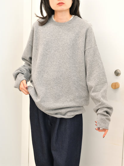 extreme cashmere エクストリームカシミヤ paolo n.493  GOAT ゴート グレー カシミヤ コットン ユニセックス オランダ 26AW 日本取り扱い 名古屋 丸の内 セレクトショップ THIRD PLACE サードプレイス