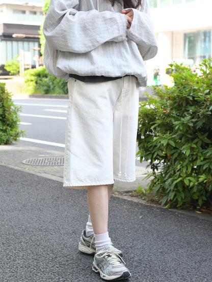 SUNFLOWER サンフラワー NEW BASE SHIRT 5156-1 WIDE TWIST SHORTS ショーツ ホワイト 定番 日本 名古屋 セレクトショップ THIRD PLACE サードプレイス 名古屋 愛知県 東海 セレクトショップ THIRD PLACE サードプレイス