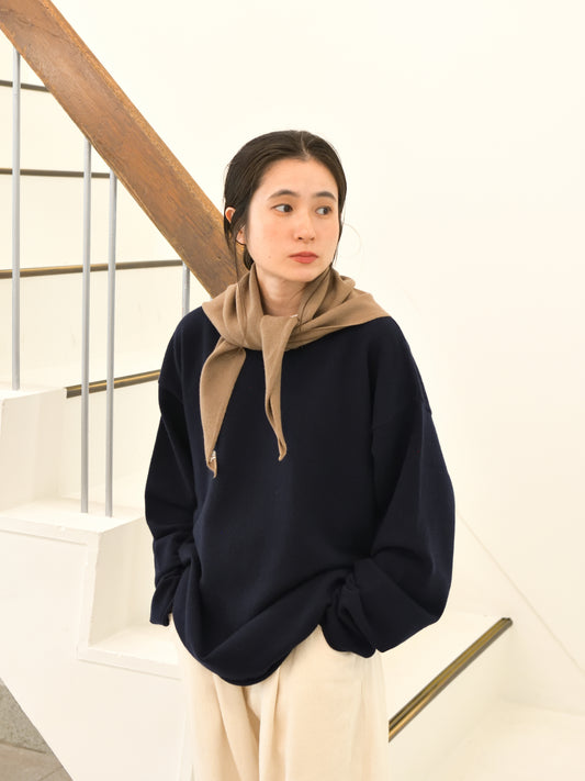extreme cashmere エクストリームカシミヤ bandana n.35  CHAI チャイ 茶色 カシミヤ コットン ユニセックス オランダ 26AW 日本取り扱い 名古屋 丸の内 セレクトショップ THIRD PLACE サードプレイス