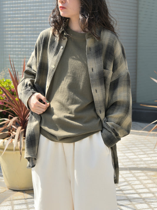 SUNFLOWER サンフラワー STABLE SHIRT 1301 チェックシャツ コットン リネン シルク 日本 名古屋 セレクトショップ THIRD PLACE サードプレイス 名古屋 愛知県 東海 セレクトショップ THIRD PLACE サードプレイス
